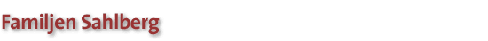Om familjen Sahlberg